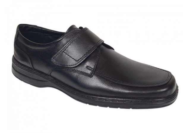 Pantofi barbati casual din piele naturala cu inchidere velcro Dany SCAI